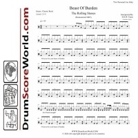 Rolling Stones (The) - Beast of Burden | Drum Sheet